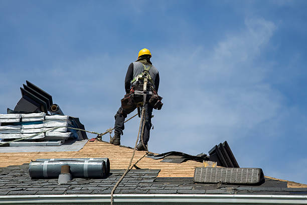 Professional Roofing technician working in Sacramento, PA